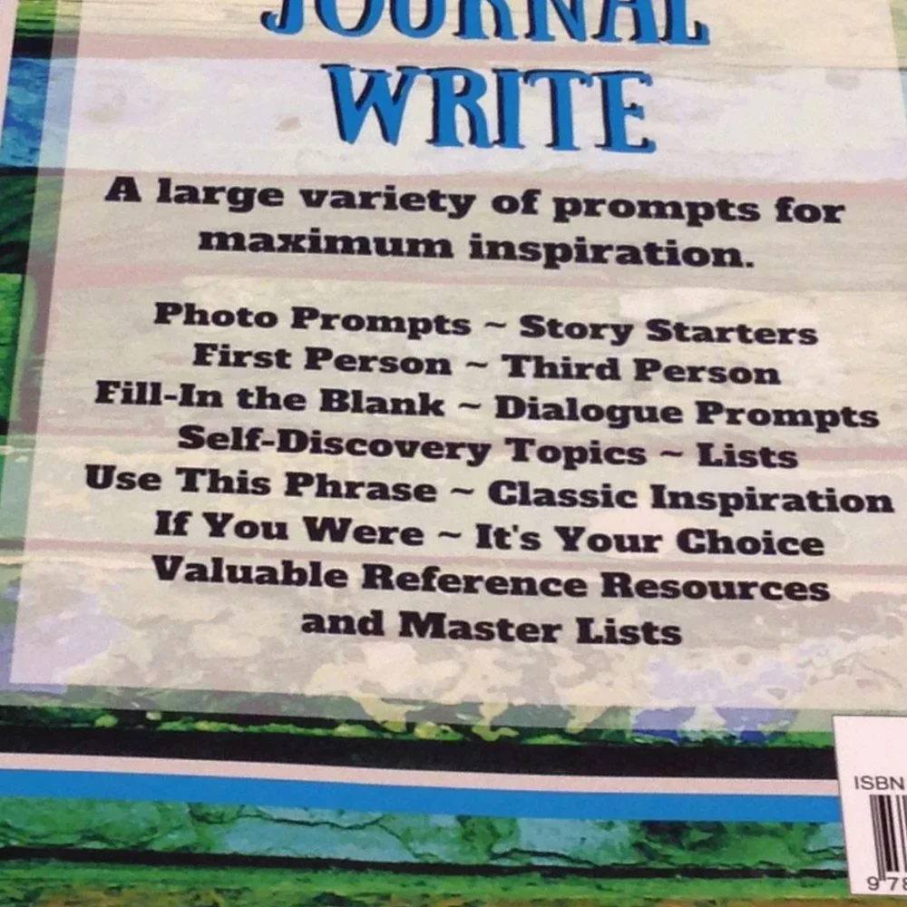 Writing Journal - Prompts for creative writing, workbook for writers